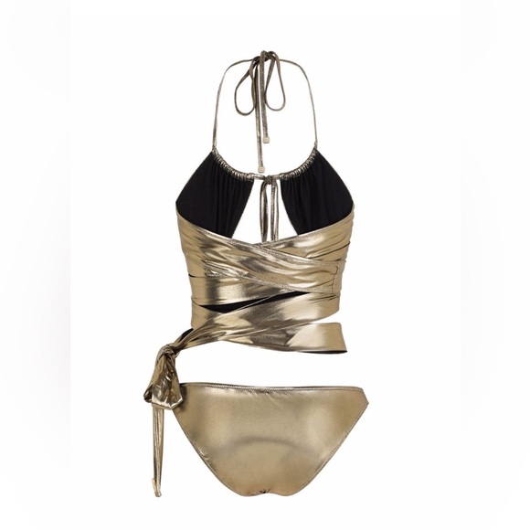 NWT Dolce and Gabbana metallic gold bikini! - Picture 5 of 8